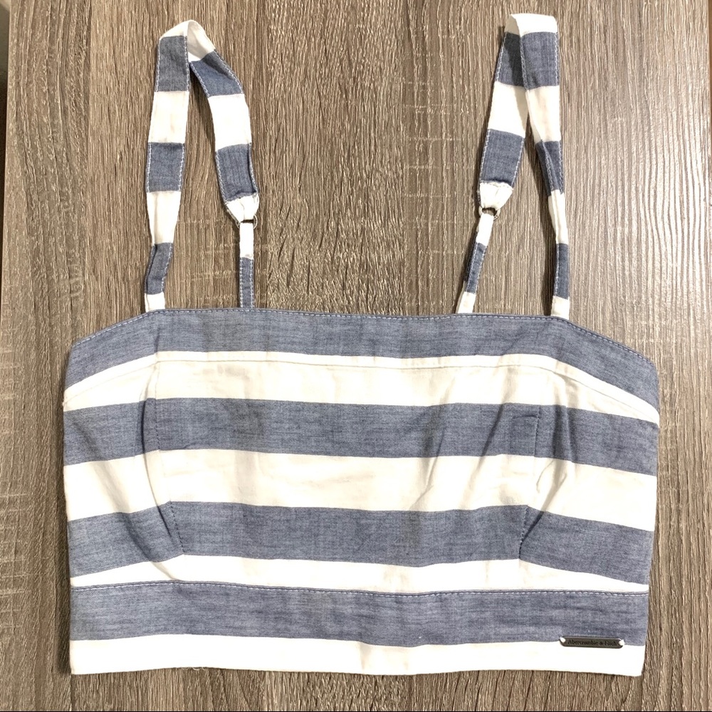 Abercrombie & Fitch Striped Crop Top